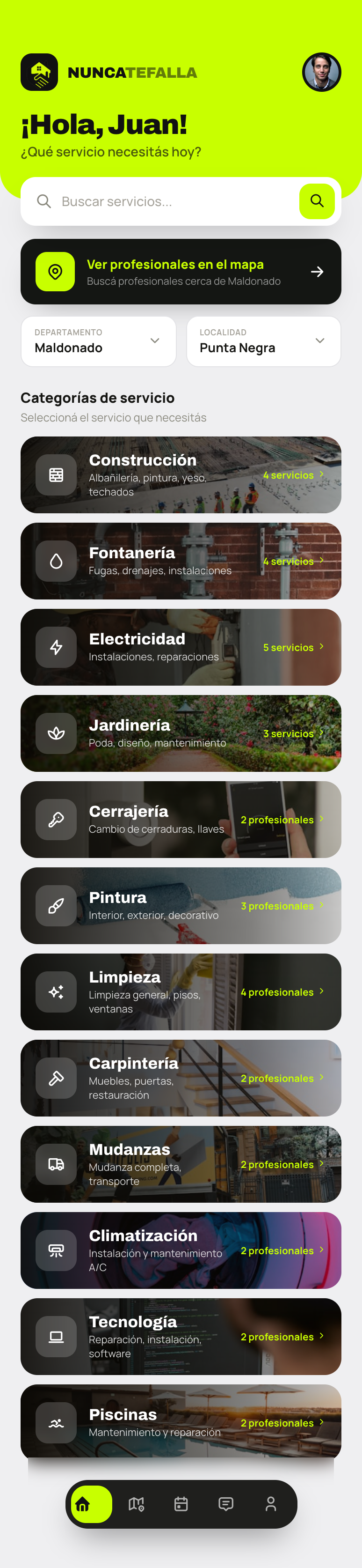 App NuncaTeFalla