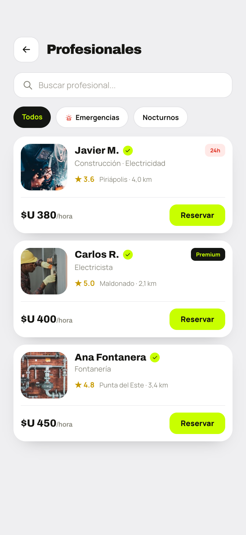 Compará y reservá